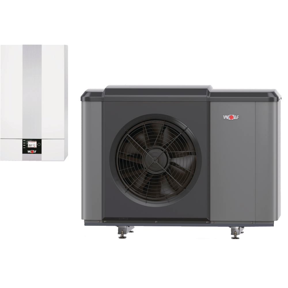 Wolf Monoblock CHA 07 400V, Innen+Außeneinheit