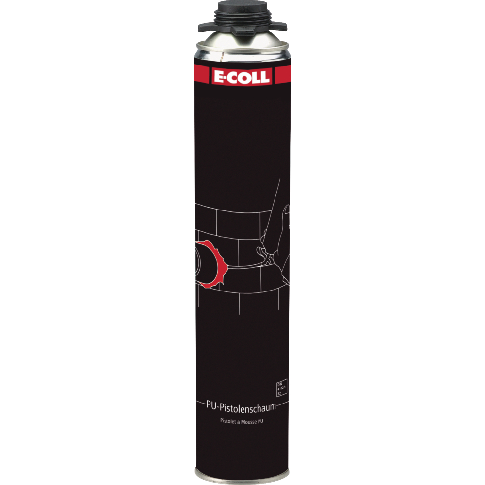 E-COLL PU-Pistolenschaum B2 750ml (MDI-haltig)