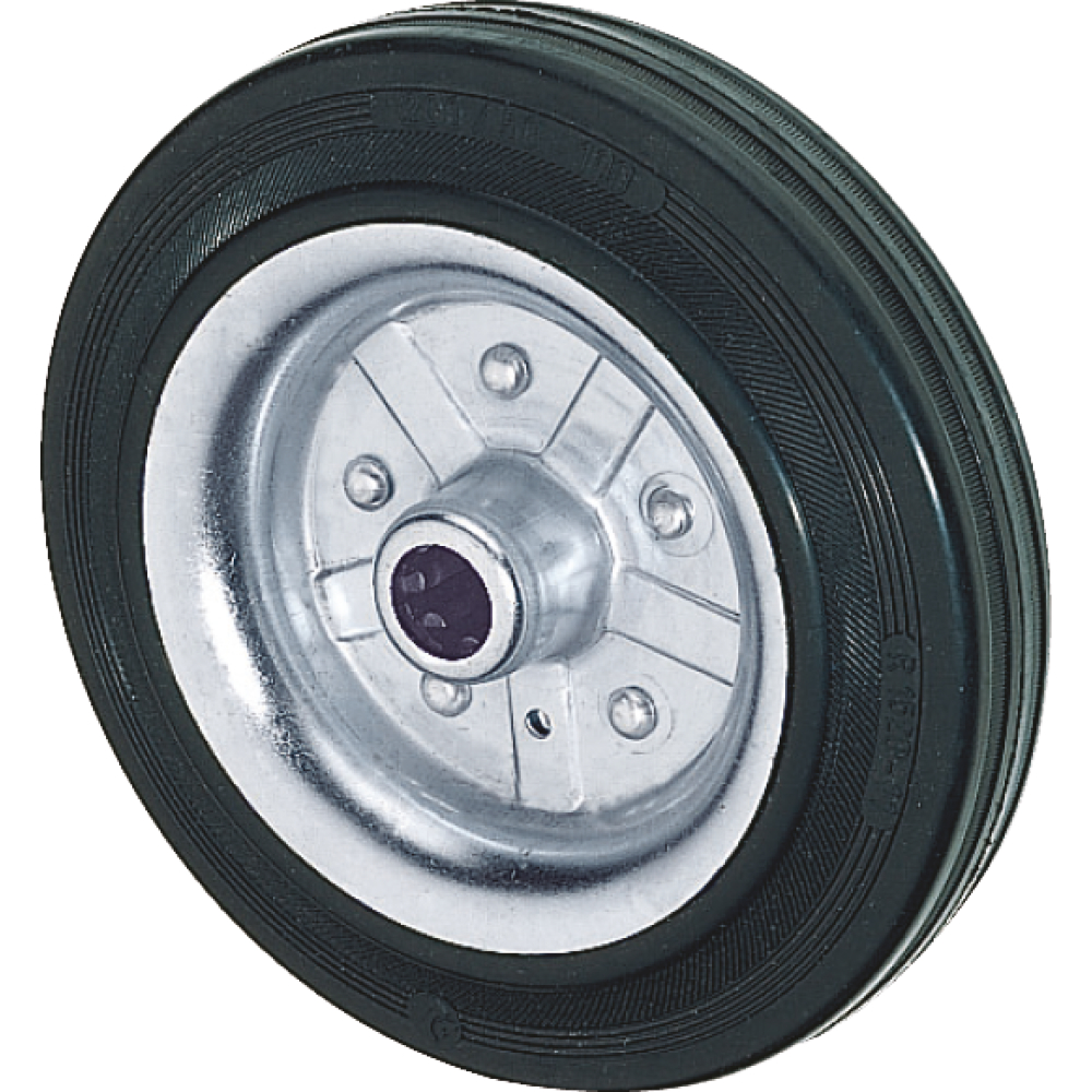 Rad 80mm Vollgummi