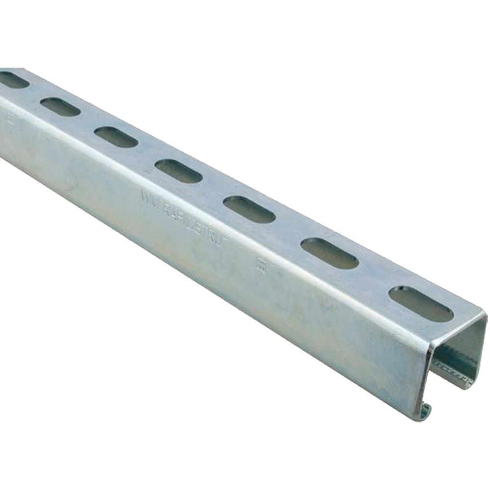 Montageschiene 41x21x2,5 3m gelocht verzinkt