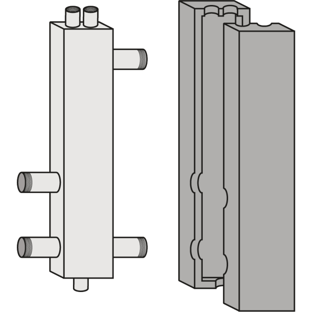 Wolf Hydraulische Weiche Volumenstrom bis 10 m³/h