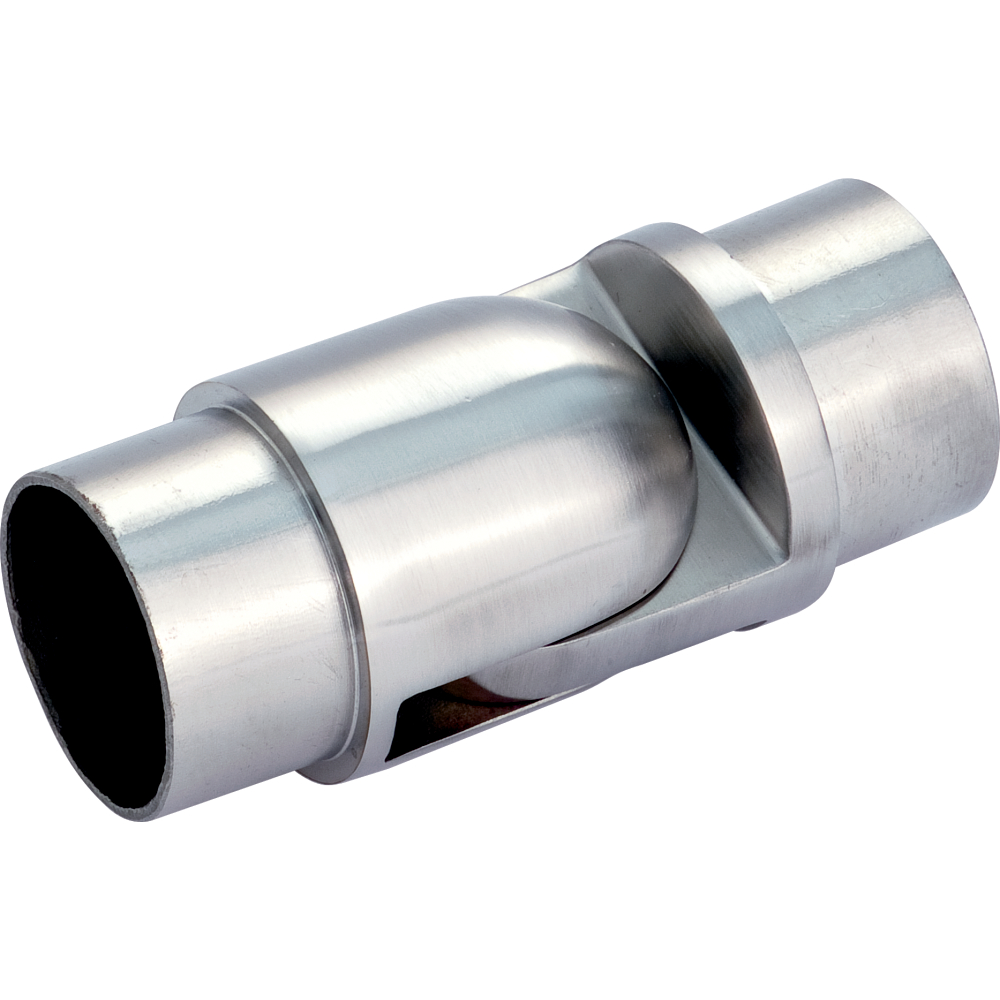 V2A-Steck-Gelenkbogen K240 für Rohr 42,4x2,0mm