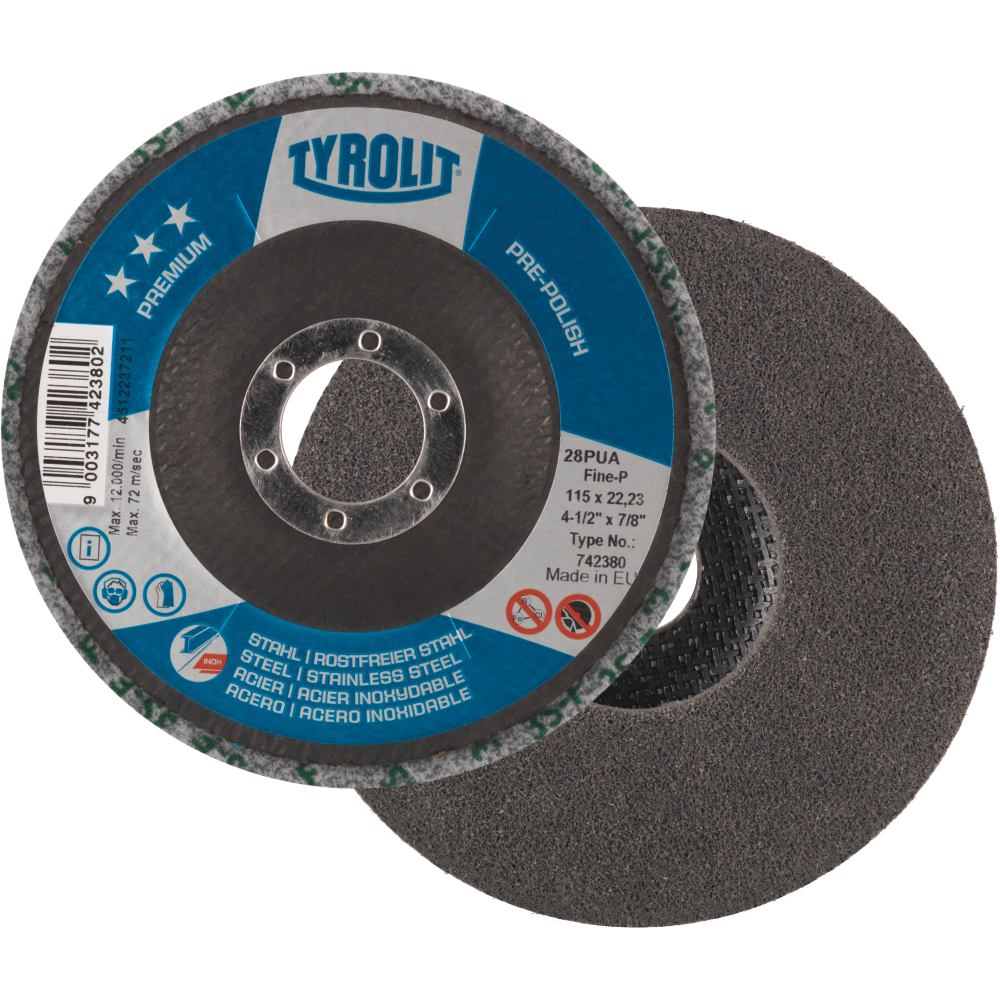 Polierscheibe mittel 125x22,23mm