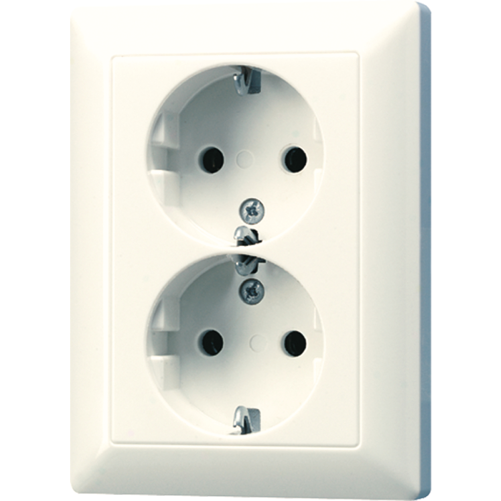 SCHUKO-Zweifach-Steckdose AS 5020 U
