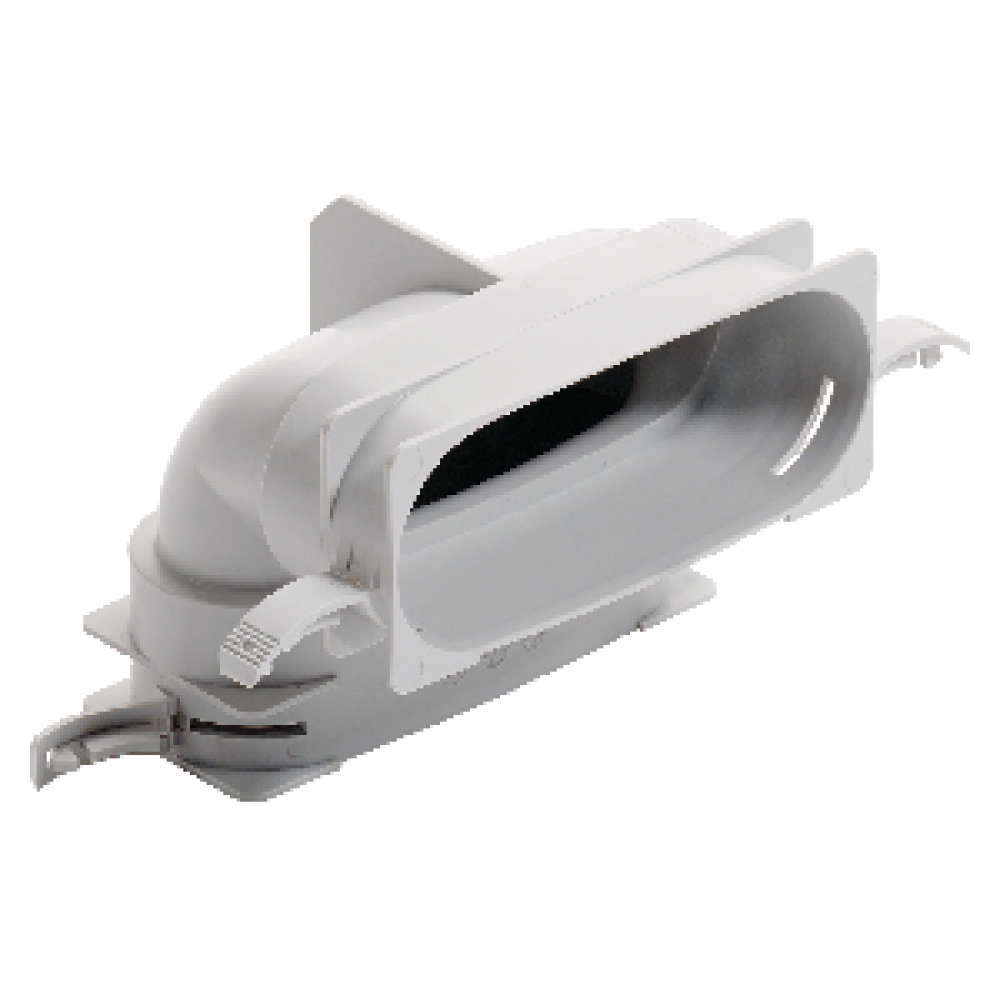 Vaillant Bogen flach 90 Grd. vertikal 52 x 132 mm mit Dichtungen