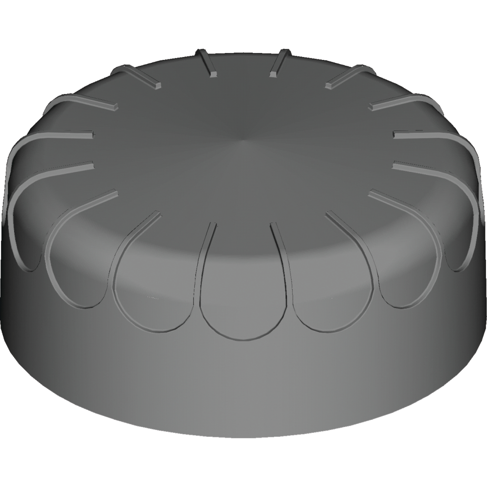 Klöb Haube schwarz