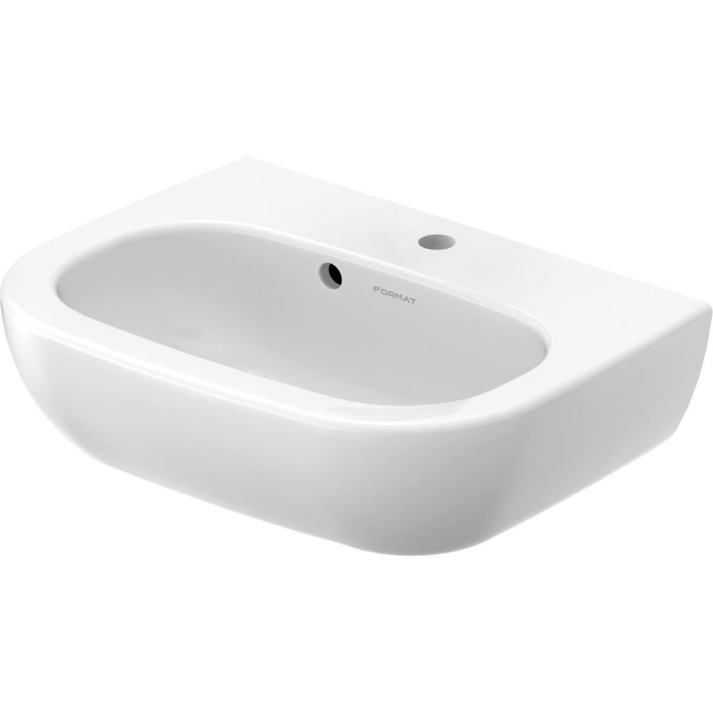FORMAT Basic 2.0 Handwaschbecken 45x34cm, weiß