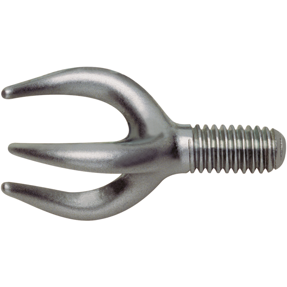 Dreizinken-Kralle 40mm 1/2" Gewinde E+R