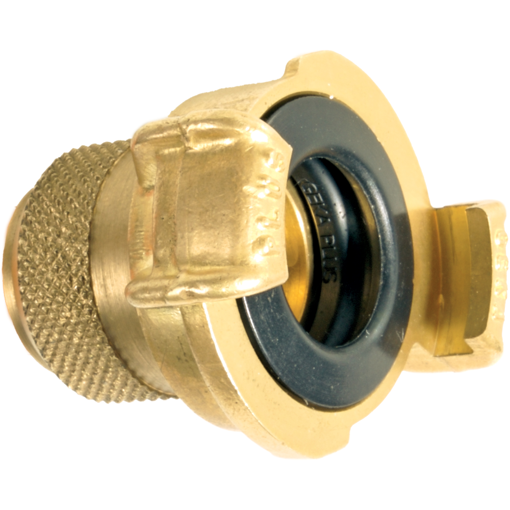 GEKA Z plus Schlauchstück schraubbar Messing f.3/4"
