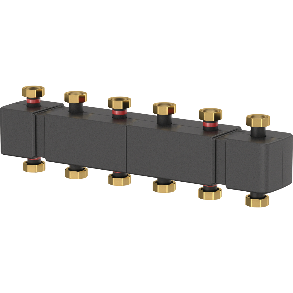 FORMAT Therm Verteilerbalken bis 4-5 HK bis 70kW, mit EPP-Isolierung