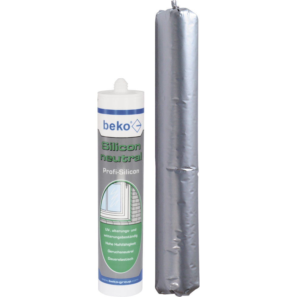 Beko Silikon Neutral neutralvernetzend 600ml Schlauchbeutel transparent