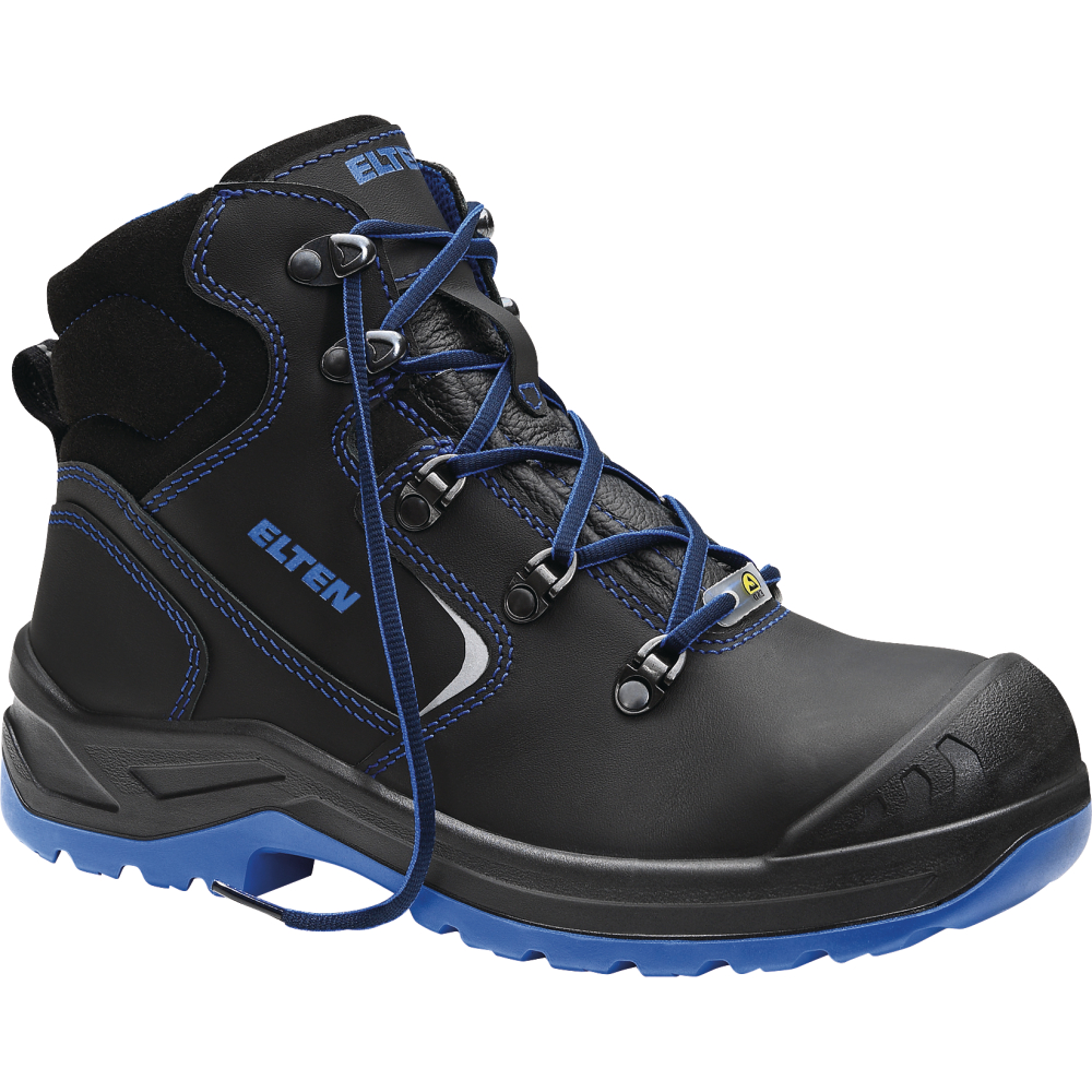 ELTEN Damen-Sicherheitsschnürstiefel LENA black-blue Mid ESD S3 746121 Gr.41