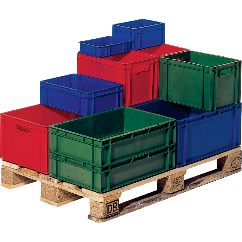 Transportstapelkasten 600x400x270mm grau