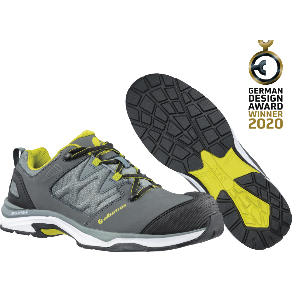 Albatros Sicherheitshalbschuh Ultratrail Grey Low S3 SRC HRO ESD Gr.42