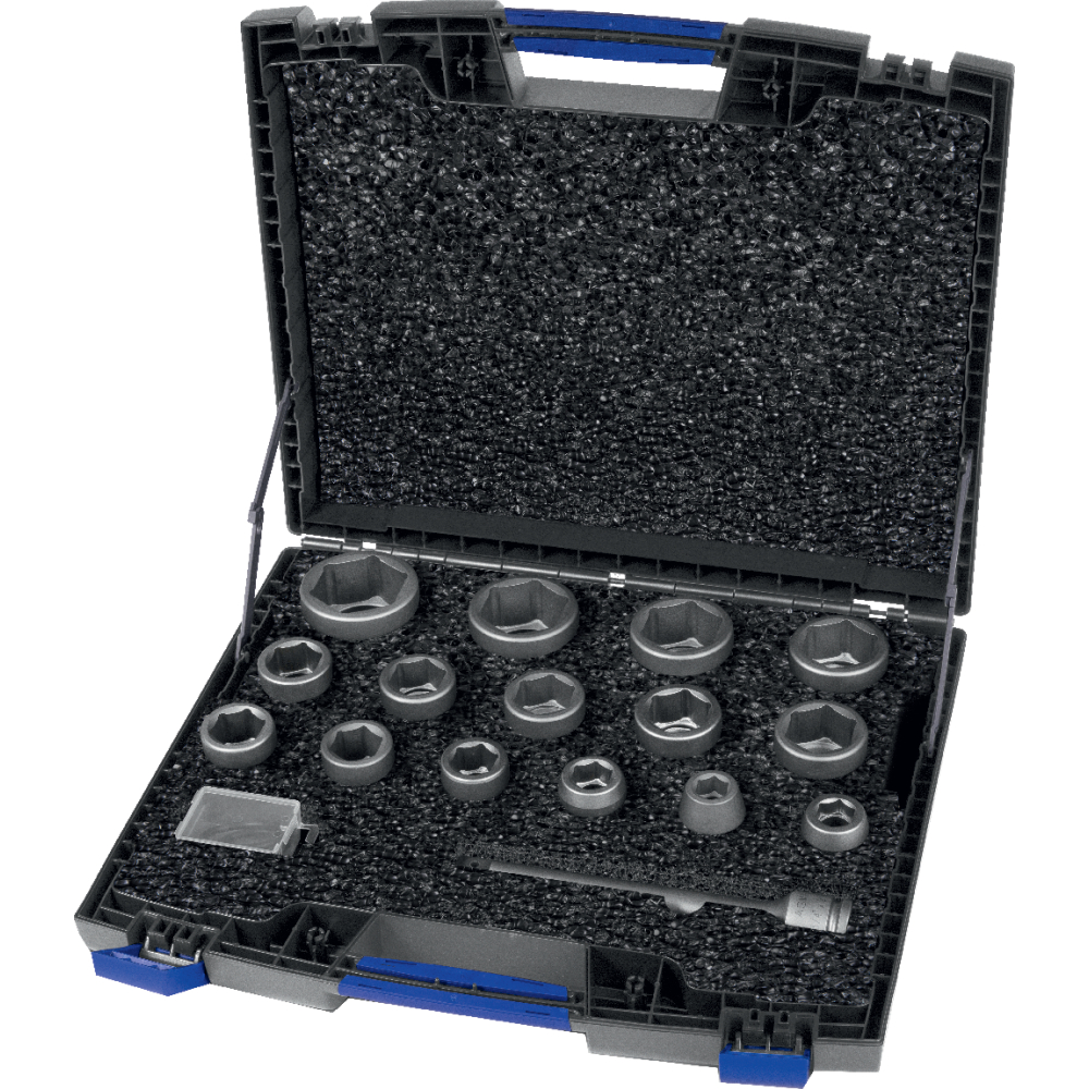 Kraft- Steckschlüssel-Satz 3/4" 20-teilig ASW