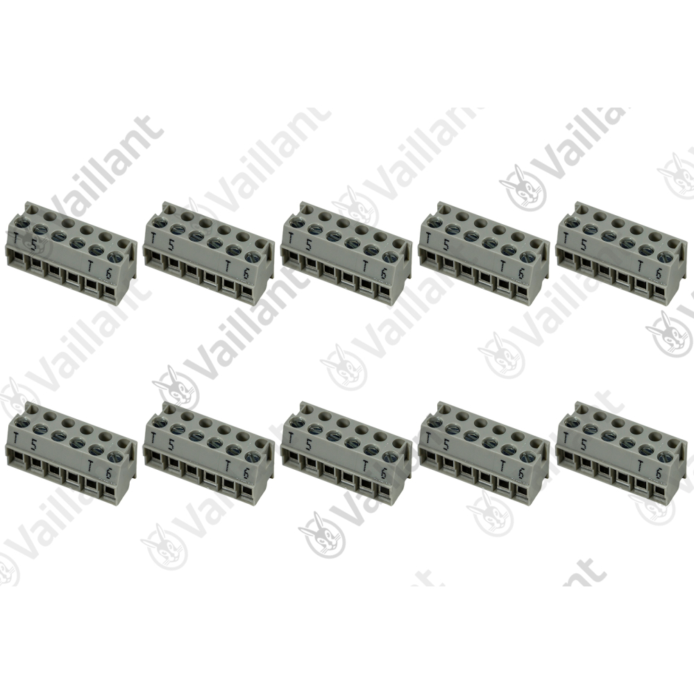 Vaillant Klemmleiste, 6-polig, (x10) Vaillant-Nr. 0020162580