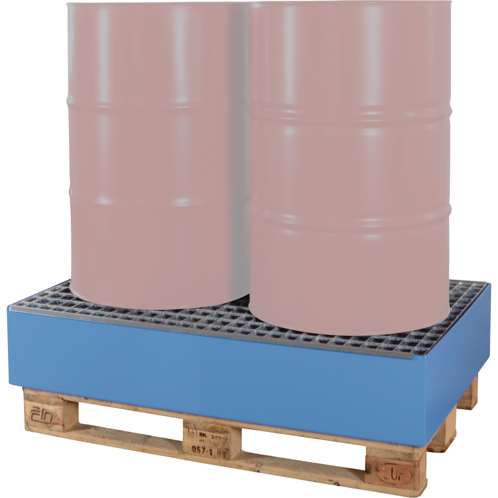 Auffangwanne Stahl EW 2, lackiert m. Giro