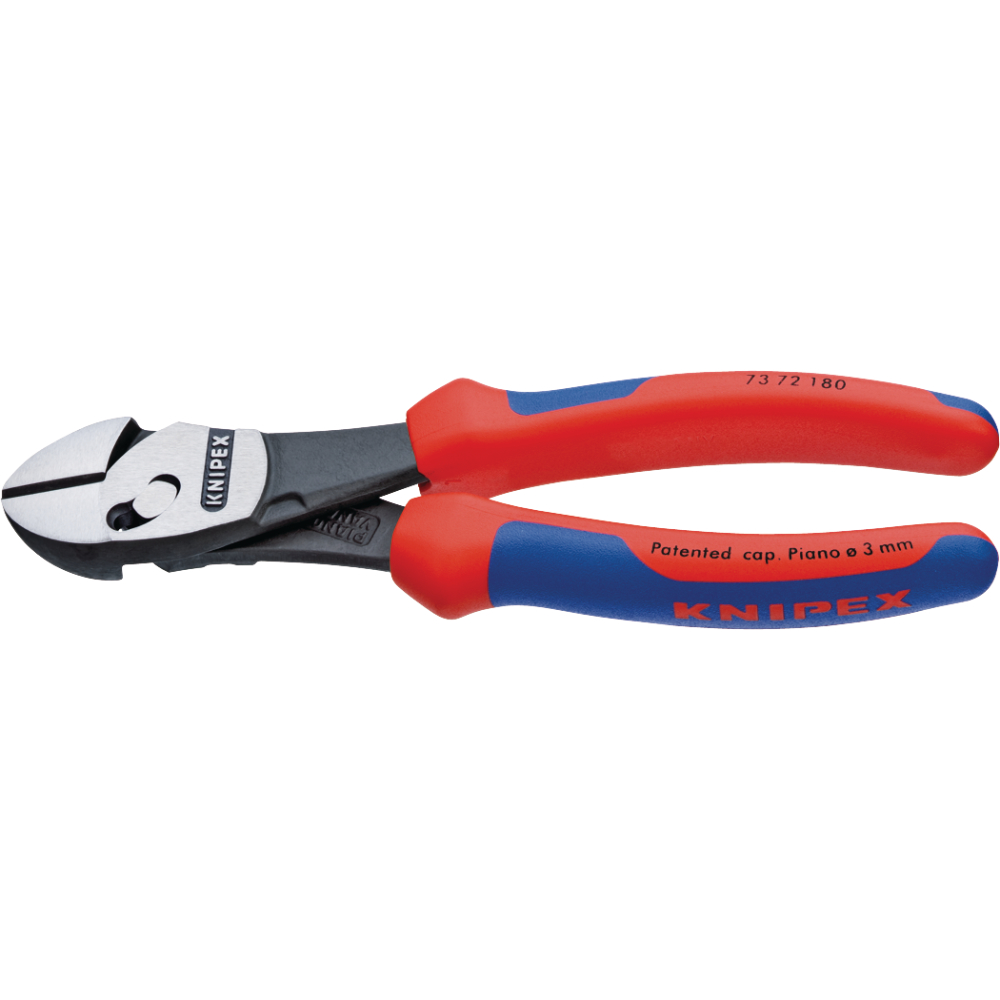 KNIPEX Hochleistungs-Seitenschneider TwinForce® 7372 180mm m. Komfort-Griffe