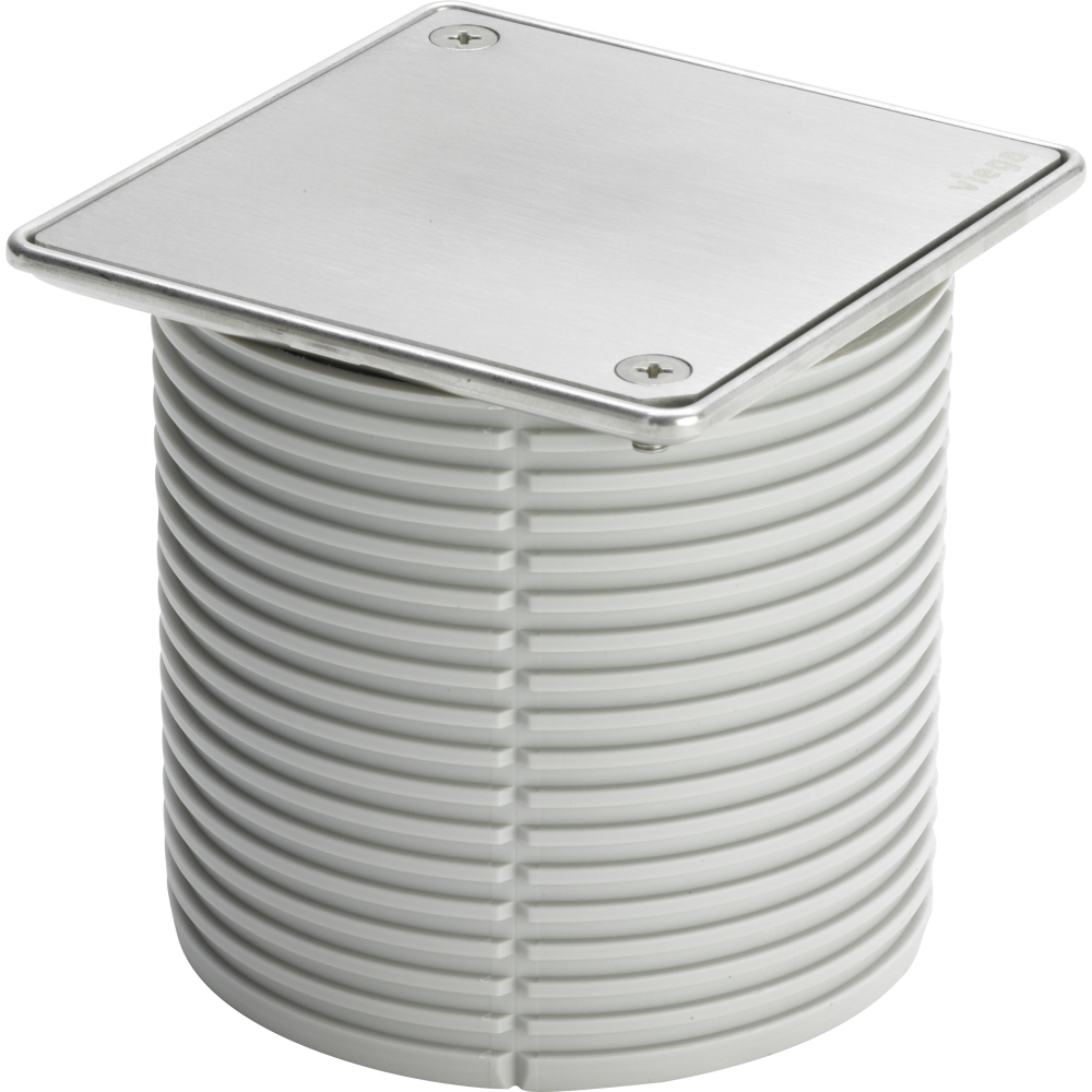 Viega Aufsatz 4934.31 in 100x100mm Edelstahl