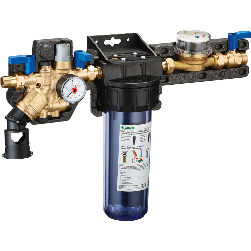 Caleffi Füllkombi BA Plus 1/2". Kart. 0,75 l, auto, m Ents.-Einh.