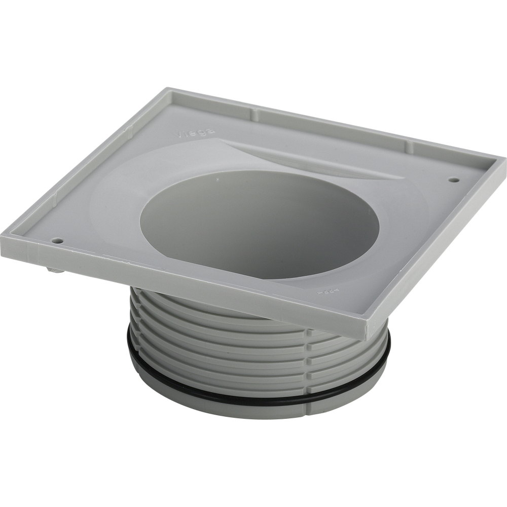 Viega Aufsatzrahmen 4912.2 in 150x150mm Kunststoff grau