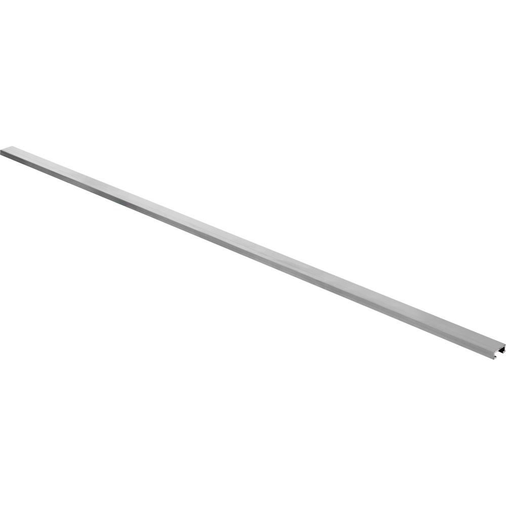 Aluminium C-Schiene 2m für Gummi-Profil (passiv)