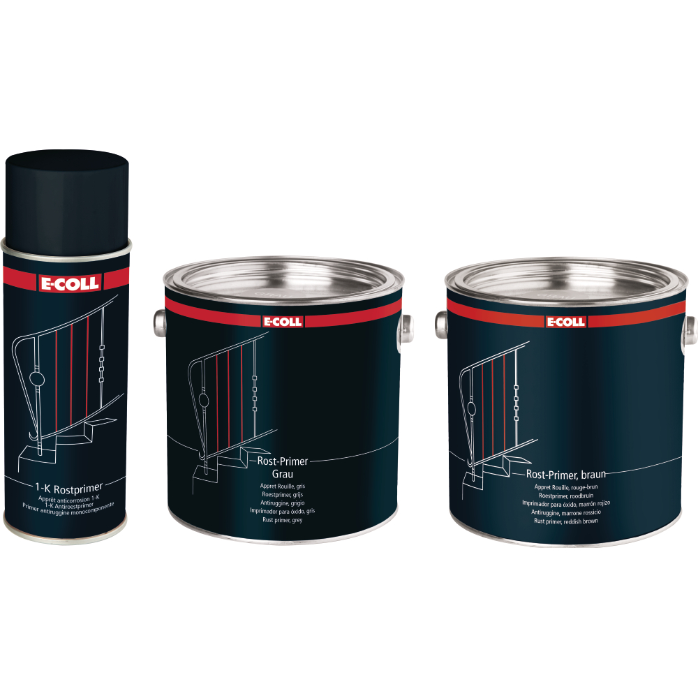 E-COLL Rostprimerspray 400ml rotbraun