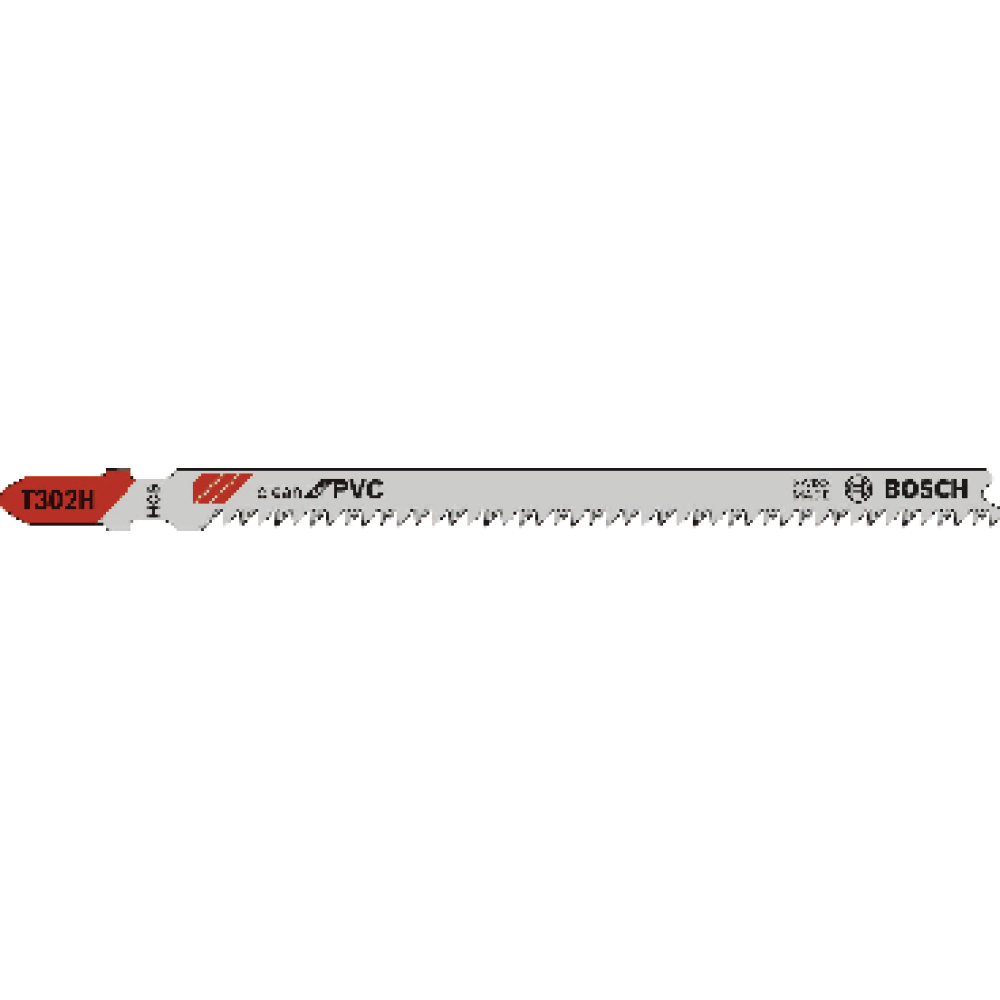 Bosch Stichsägeblatt T 302 H PRO Plastics PVC and PMMA clean