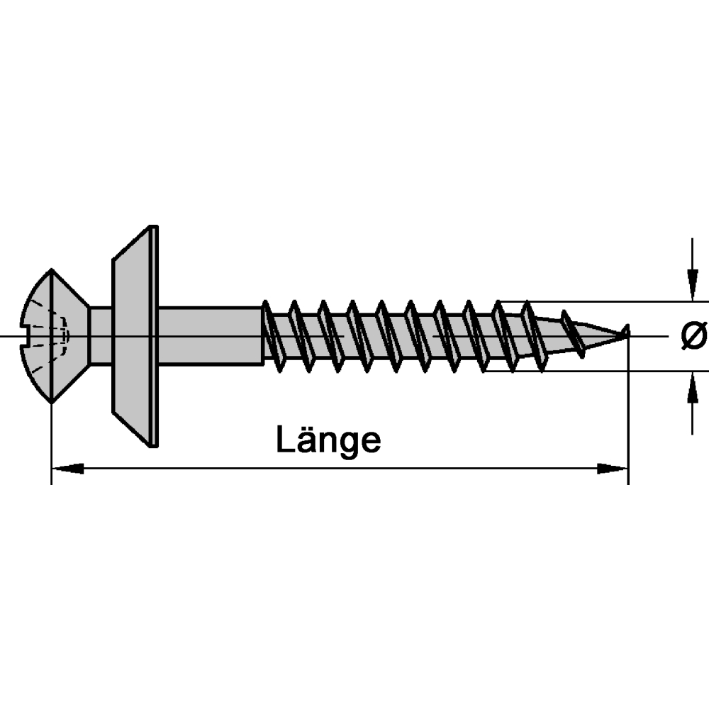 Spenglerschrauben DIN 7995 Z A2