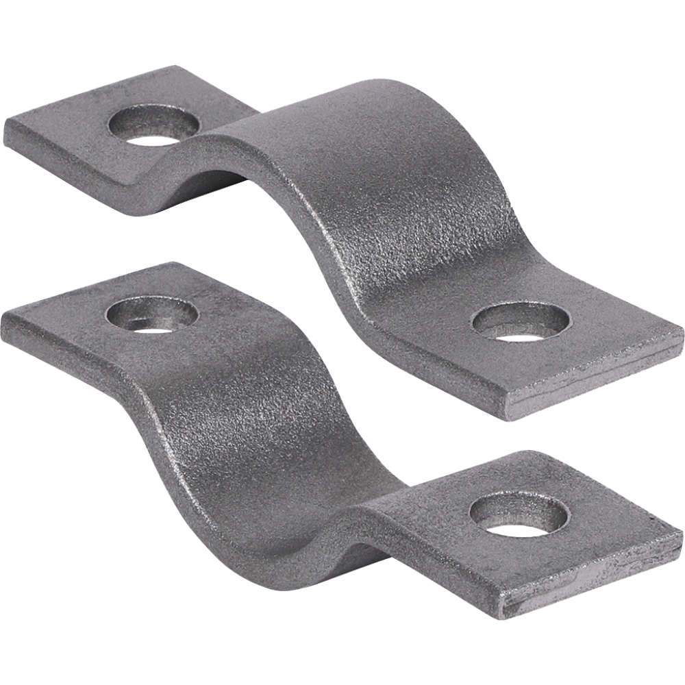 BIS Rohrschelle DIN 3567 Typ A 74 - 77 mm, roh, 2-teilig