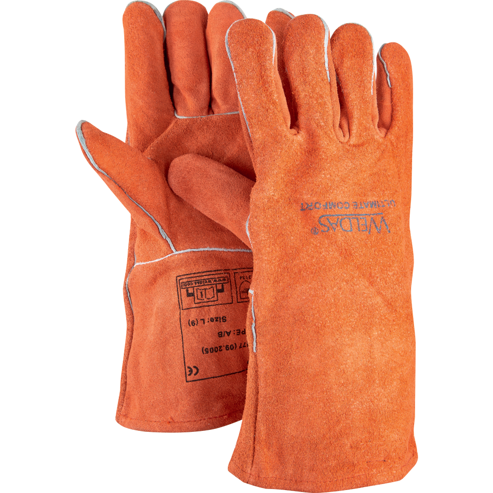 WELDAS Schweißerhandschuh Nr. 10-2101 rot Gr.XL