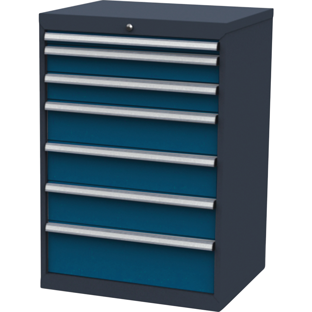Schubladenschrank FS7 7S H1020mm RAL7016/5010FORUM