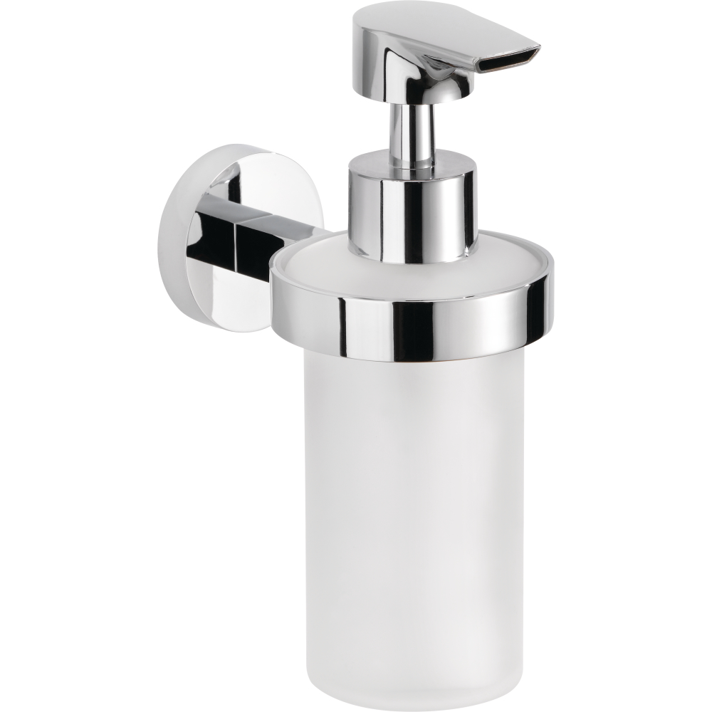 FORMAT Pro 2.0 Seifenspender chrom, Behälter Glas satiniert