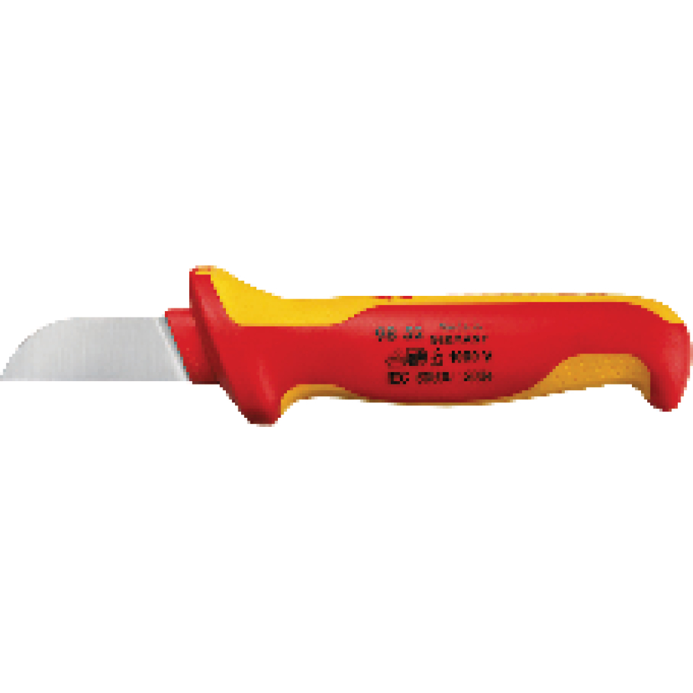 Knipex Kabelmesser mit Mehrkomponenten-Griff 180qmm