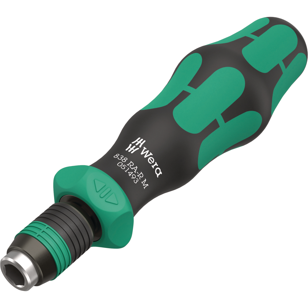 Bits-Handhalter 838 RA-R M mit Ratschenfunktion, 1/4"