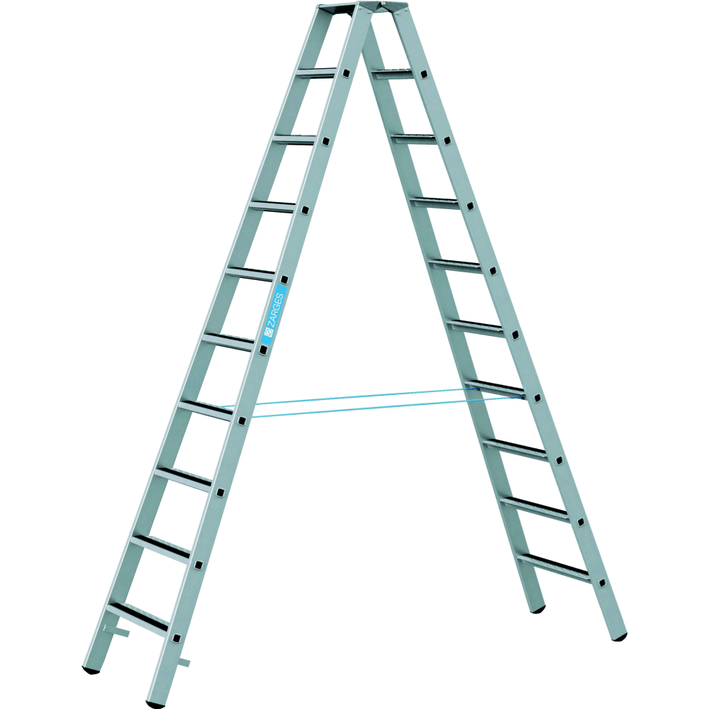 LM-Stufen-Stehleiter Länge 3,95 m 2 x 14 S