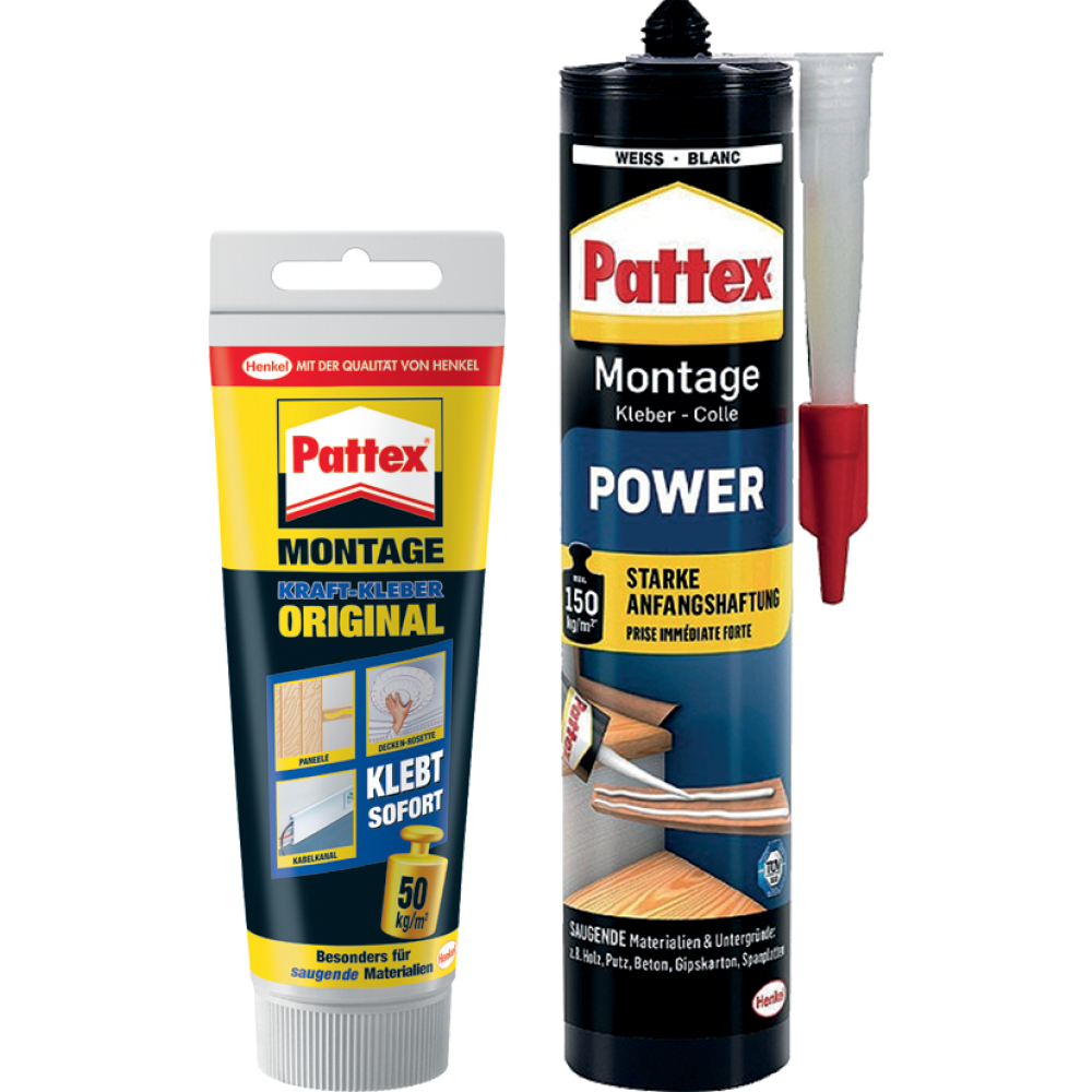 Pattex Montage Power 250g PXP25 Tube, weiß