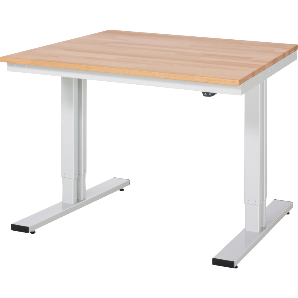 Werktisch adlatus Buche 1000x1000x720-1120mm