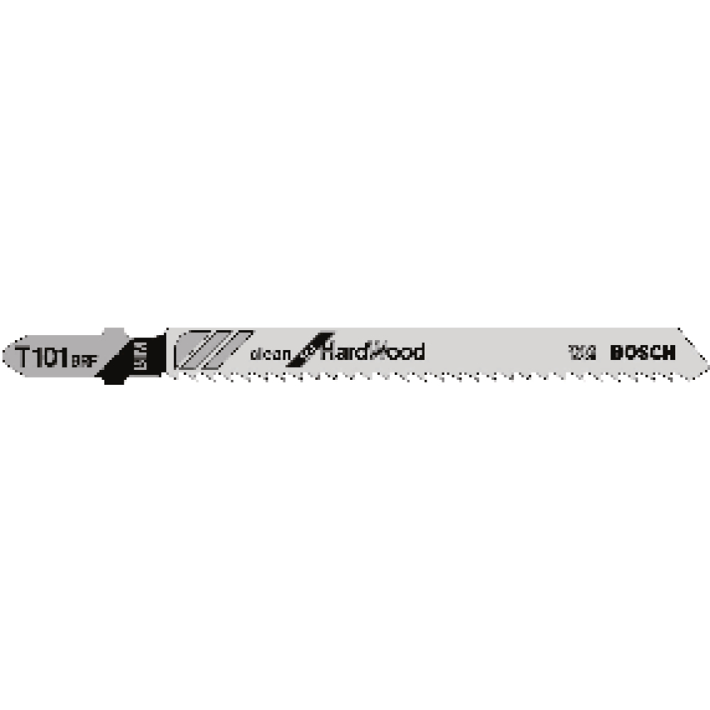 Bosch Stichsägeblatt T 101 BRF PRO Hardwood clean reverse 5 Sägeblätter