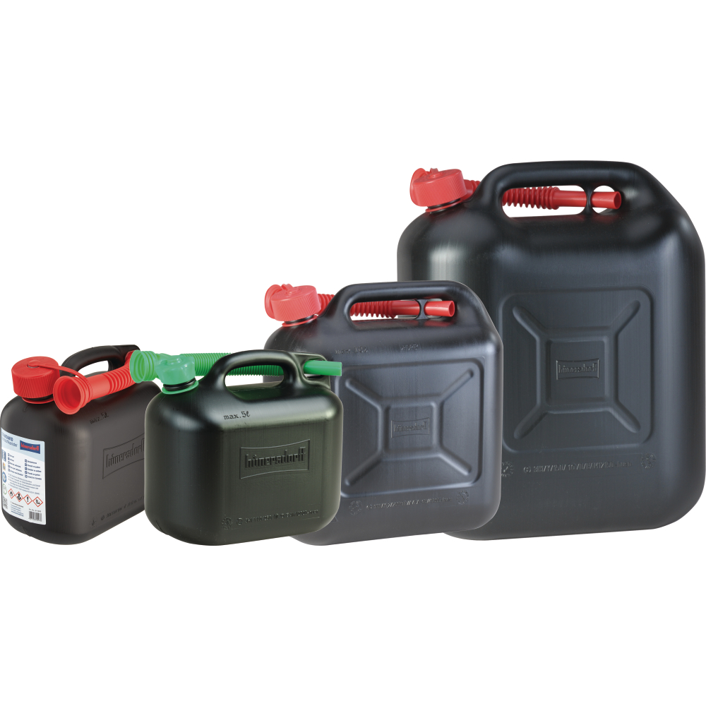 Reservekraftstoffkanister Standard 20l schwarz inkl. Auslaufrohr