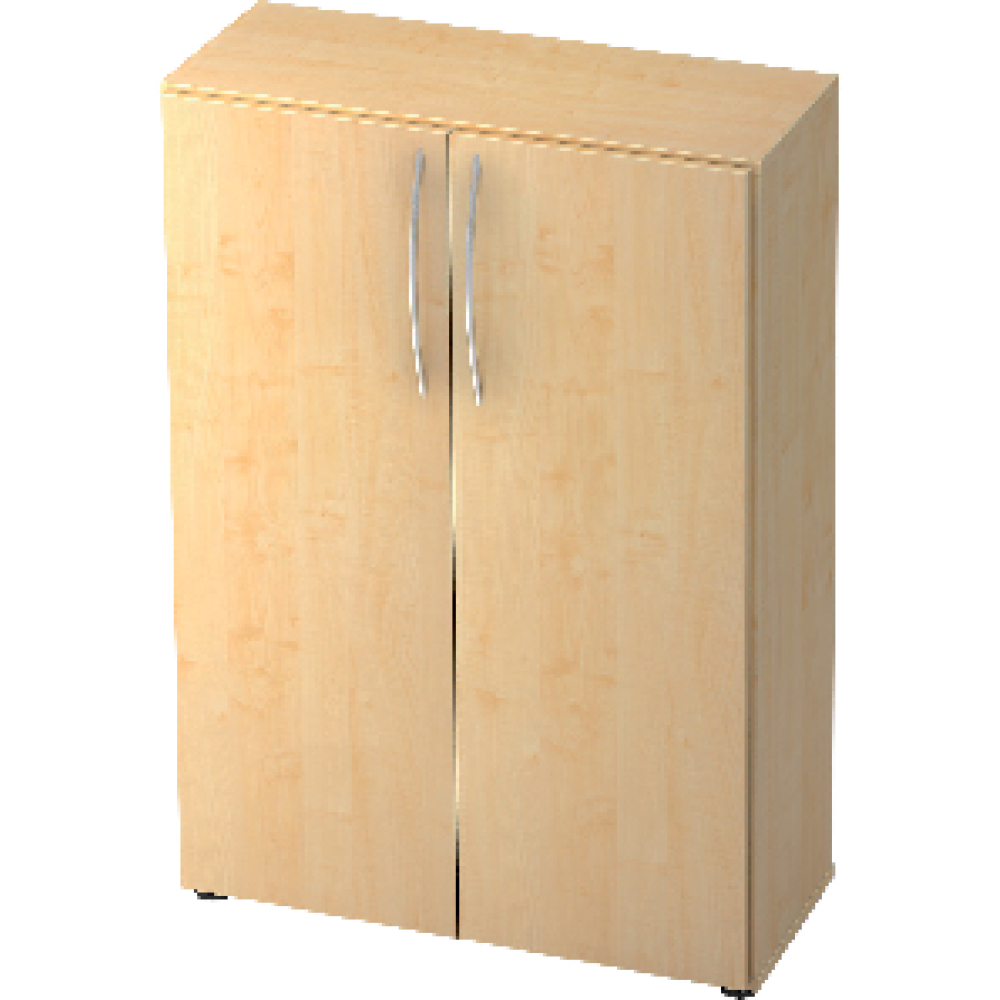 Schrank 4550 BM, 3OH K: Weiß /F: Asteiche 80x34,6x114,4 cm (BxTxH)