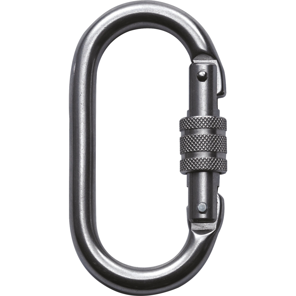 Zarges Drehverschluß Karabiner Stahl, symmetrisch