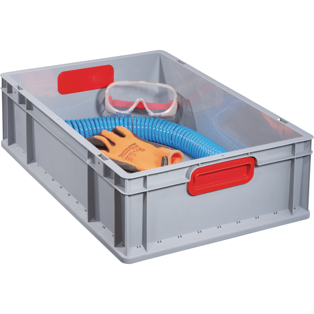 EuroBox grau/rot