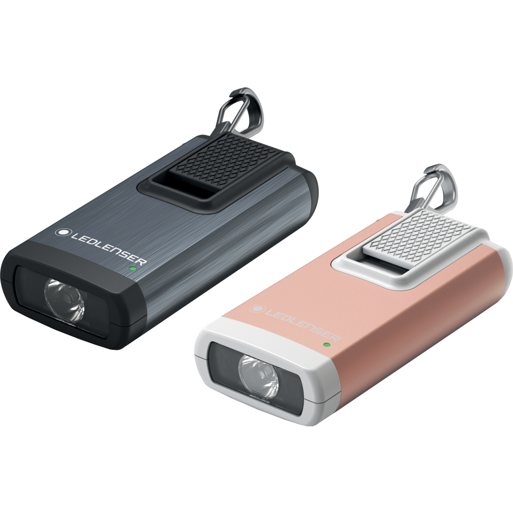 Ledlenser Schlüsselb.Leuchte K6R Grey 400lm 80m 2h aufladbar mit Rotlicht