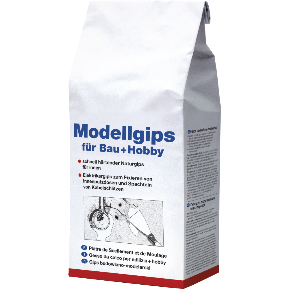 Modellgips 5kg Sack für Bau und Hobby