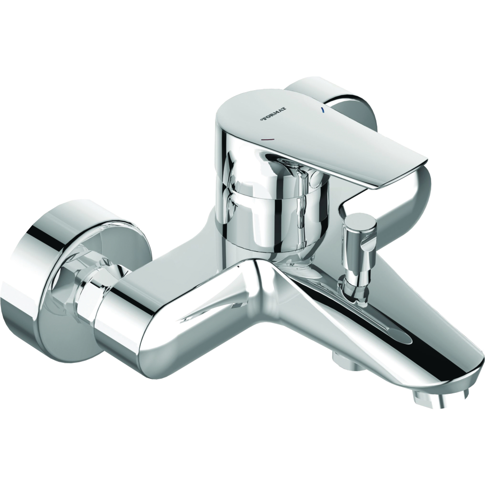 FORMAT Pro Wannen-Einhebelmischer chrom, AP, 1/2"