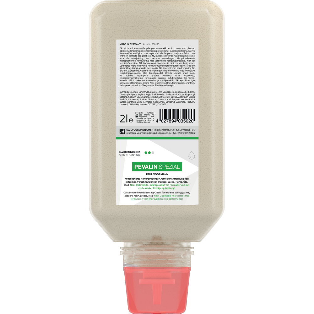 Paul Voormann PEVALIN SPEZIAL Handreinigungs-Creme 2 l