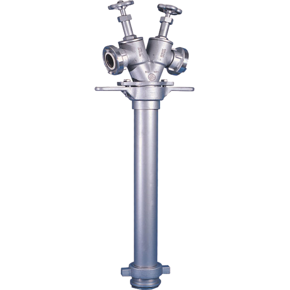 Standrohr DN 80 Gr. 2xC Kopf drehbar