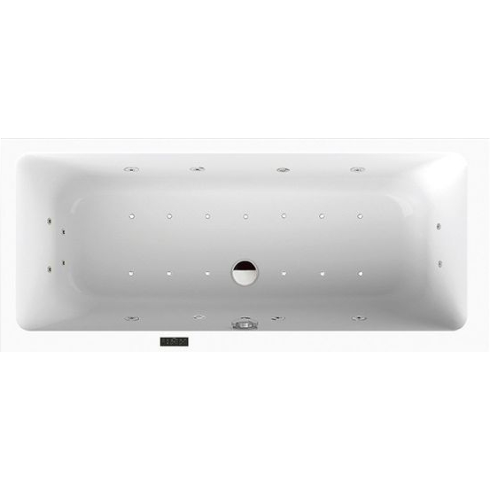 FORMAT Pro Poolwanne 180 x 80 cm, ComfP, Rückendüsen links