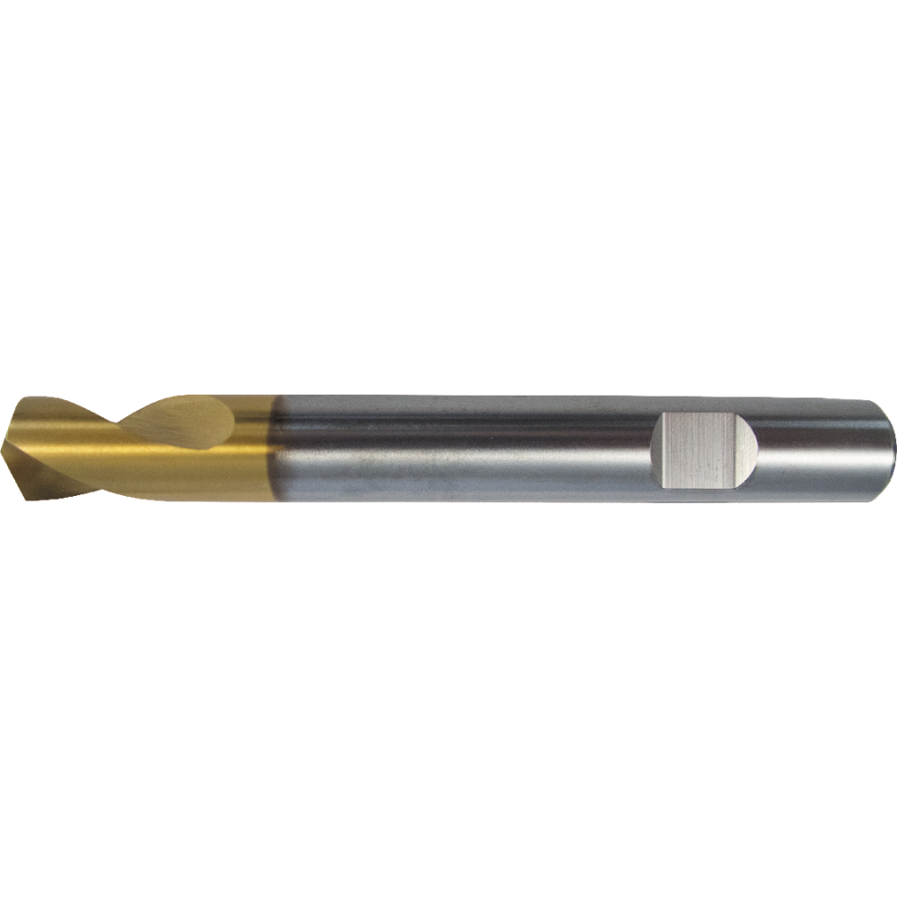 NC-Anbohrer mit zylindrischem Schaft 120° TiN